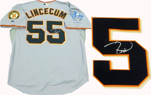 Tim Lincecum Autographed San Francisco Giants Jersey