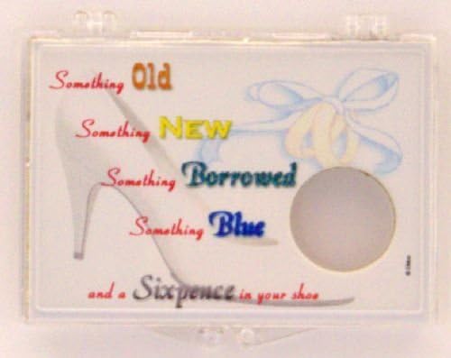 Wedding Sixpence 2X3 Coin Snap Lock Holders