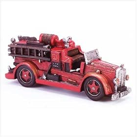 Alabastrite antique large fire engine - Style 30469