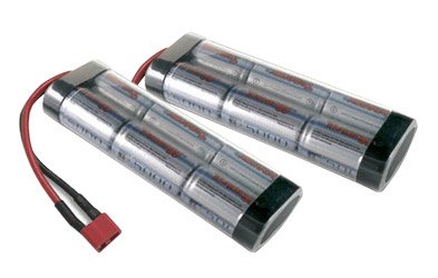 COMBO 2 PCS Tenergy 7 2V 5000mAh High Power Flat NiMH Battery Pack w Deans Connector