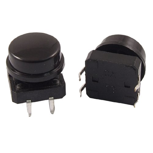 10-Pcs-Momentary-Tactile-Push-Button-Switch-12-x-12mm-x-15mm-4-Pin-DIP-w-Cap