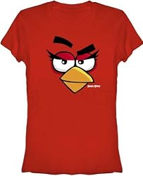 Angry Birds Girly Face Juniors T-shirt