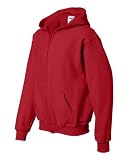 Heavy Blend Youth Full-Zip Hooded Sweatshirt