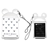 Disney ディズニー ミッキー マルチ ソーラー チャージャーホワイト ストラップタイプ エコ 携帯用 充電器 スマートフォン iPhone iPod 対応 白