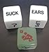 Novelty Toy Glow in the Dark Erotic Dice (Set of 3)