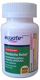 UPC 681131029339 product image for Compare to Excedrin Equate Extra-Strength Headache Relief Tablets, Acetaminophen | upcitemdb.com