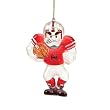 Nebraska Cornhuskers NCAA Acrylic Football Player Ornament (3.5)"