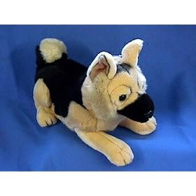 stuffed german shepherd dog