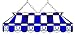 Imperial Indianapolis Colts Licensed 40-Inch Rectangular Stained Glass Billiard Table Light