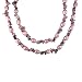 51 Red 9.5-10mm Freshwater Pearl and Pink Obsidian Necklace