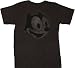 Felix the Cat Vintage Distressed Face Charcoal Gray T-Shirt Tee