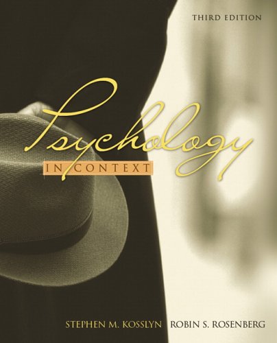 Psychology in Context (3rd Edition) (MyPsychLab Series)