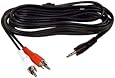 Belkin F8V235-12 2 RCA to 3.5mm Y cable 12-Feet
