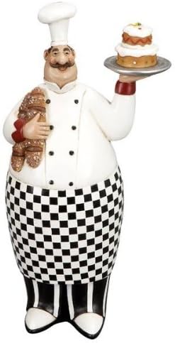 12" French Fat Chef With Serving Tray And Bread