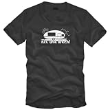 Camping T-Shirt - Nix wie wech! - Gr. S bis XXL ( Camping, Caravan, Wohnwagen )von "1O1Kultstoff"
