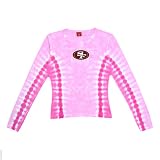 San Francisco 49ers Juniors Pink Long Sleeve Logo T-shirt