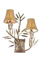 Kalco Bamboo Sconce - Bamboo - Wrought Iron