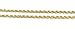 Real 10K Yellow Gold Hollow Rope Chain Necklace 2.5MM 16