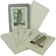 Grazie Leaning Tower of Pisa Cavallini Boxed Cards and Envelopes, Set of 10 with Vintage Look
