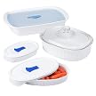 CorningWare 8-pc. Bakeware Set - French White