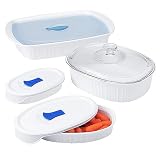Review   / CorningWare 8-pc. Bakeware Set - French White