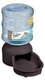 Petmate LeBistro Waterer with MicroBan, 2 Quarts, Espresso