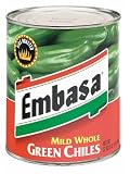 Embasa Mild Whole Green Chiles, 27 oz.