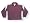 Maroon/white