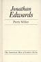 Jonathan Edwards.: (The American Men of Letters Series)