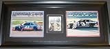 Dale Earnhardt Sr. and Richard Petty Autographed Photo ~ Deluxe Custom Frame with 2 Car and Driver Photos