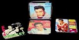 Elvis Presley Coaster Set In Wire Caddy