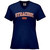 Nike Syracuse Orange Navy Blue Ladies Classic Logo T-shirt