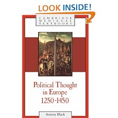 Political Thought in Europe, 1250-1450 (Cambridge Medieval Textbooks)