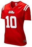 Mississippi Rebels Women's Nike Red #10 Football Replica Jersey