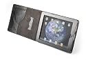 DURAGADGET Sleek Professional Black flip top nappa leather case and  stand with bonus screen protector for Apple iPad 16 gig 32 gig 64 gig  WIFI & 3g models ( 16GB 32 GB 64GB)