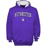 NCAA Northwestern Wildcats Youth Purple Automatic Hoody Sweatshirt