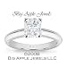 1.50 CT RADIANT CUT DIAMOND ENGAGEMENT RING E VS-2 14K GOLD