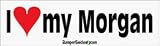 I Love My Morgan - Refrigerator Magnets 7x2 in
