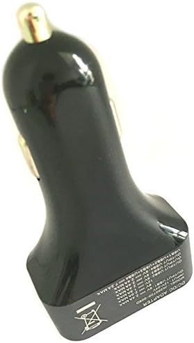 Quick Charger 2.0, 5V 7.2A 36w 4 Usb Ports Car Charger with Aluminum Material, Black