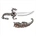Dragon Collectibles ~ Dragon Figurine Dagger W Sheath