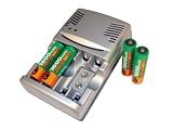 Aa/aaa Battery Charger Nimh 4XAA Batteries Included