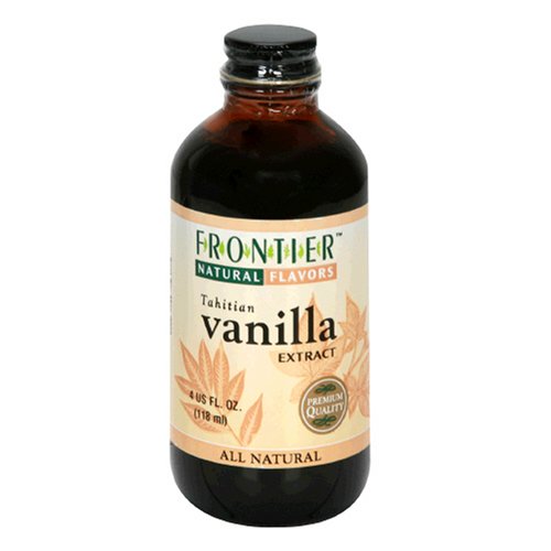 Frontier Natural Products Co-op Vanilla Extract, 4-Ounce Bottle (Pack of 3) by Frontier