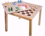 3 in 1 Games Table (Chess, Draughts and Ludo)