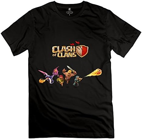 Kassem11wa Men's Clash Clans Characters2 T-shirt - M Black