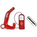Doc Johnson Men's Pleasure Wand Red Waterproof Multi-Speed Adult Sex Toy Kit