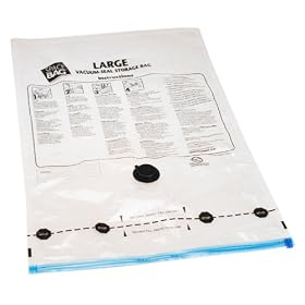 ITW Space Bag BT-62394 Storage Bag Mailer Pack: 5 Pack - 2 Medium Size, 1 Large Size, 1 Extra Large
