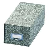 Globe Weis 69CGRE Index Card Storage Drawer, 14-1/2D, No Follower, 6 x 9 Card Size, Green