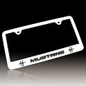Ford Mustang 3D Chrome Metal License Plate Frame