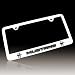 Ford Mustang 3D Chrome Metal License Plate Frame Image