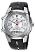 Casio - EFA-128-7AVEF - Montre Edifice - Quartz Analogique et Digitale - Multifonctions - Chronographe - 2ème fuseau Horaire - Alarme - Etanche 10 ATM - Bracelet Caoutchouc Noir